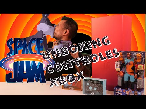 Unboxing controles Xbox Space Jam edición limitada