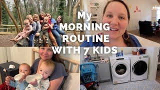 Morning Routine for a SINGLE MOM OF 7 !