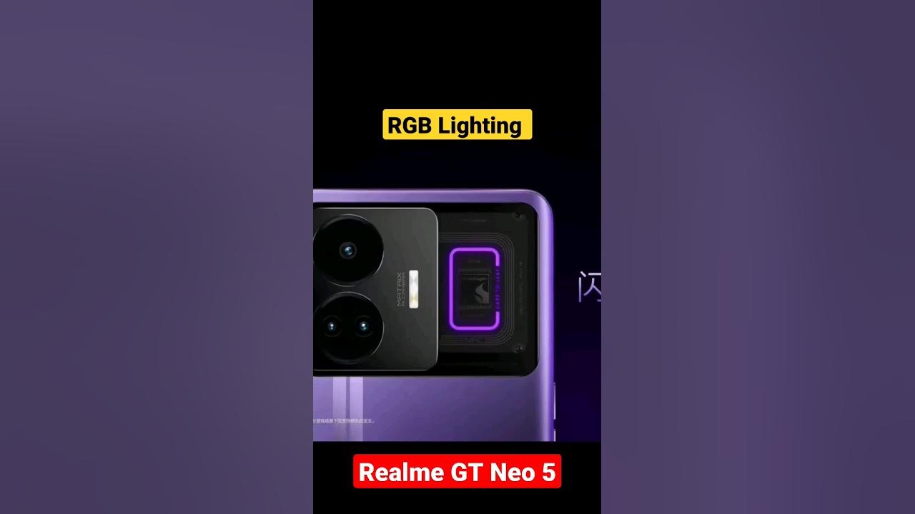 Realme GT5 - New Teasers Confirm the LED Lights on The Back And More