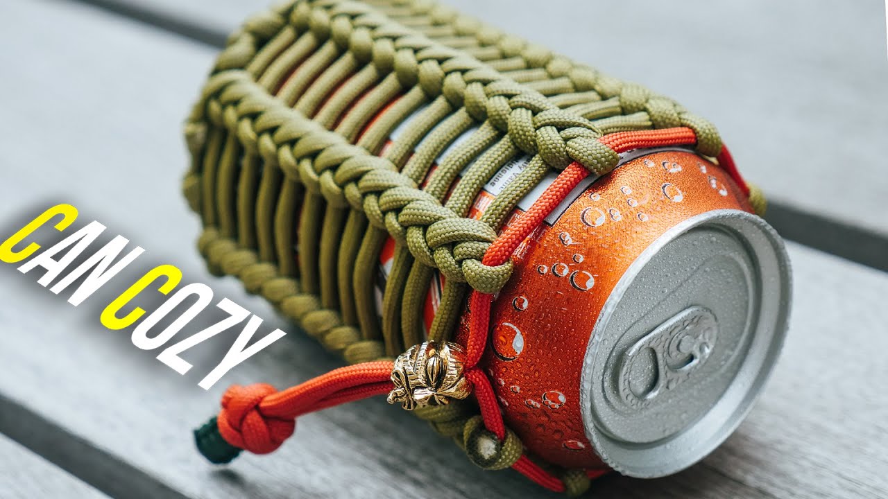 Paracord Can Cozy DIY Can Koozie TUTORIAL Keep Your Drink Cold paracord-can-cozy-diy-can-koozie-tutorial-keep-your-drink-cold