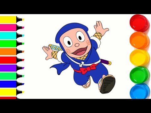 Aggregate more than 125 ninja hattori drawing with colour super hot