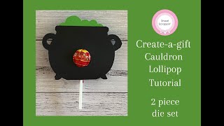 Cauldron lollipop holder Tutorial
