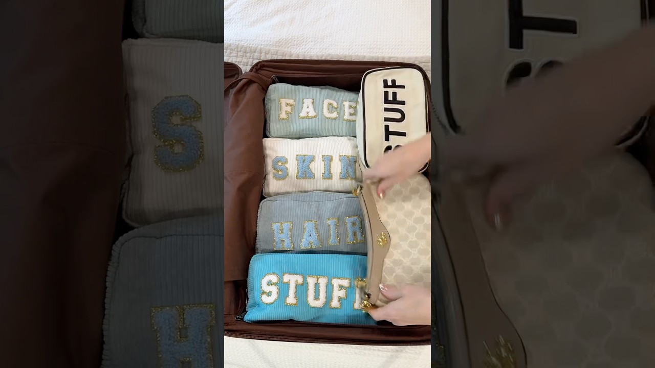 Pack my toiletries with me for vacation! 