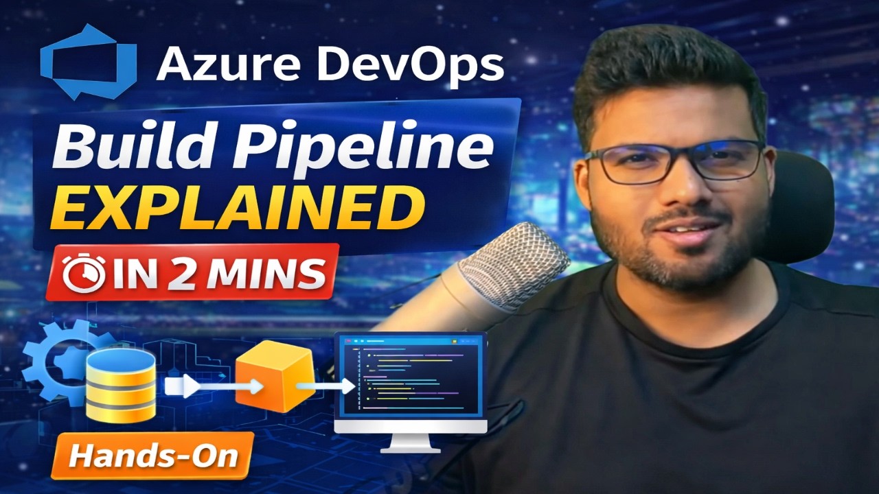 Azure DevOps Build Pipeline Explained in 2 mins | .Net Core - YouTube