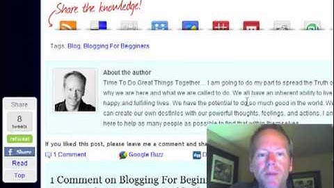Blogging for Beginners: Empowered WordPress Theme, How to set up your user profile & bio.