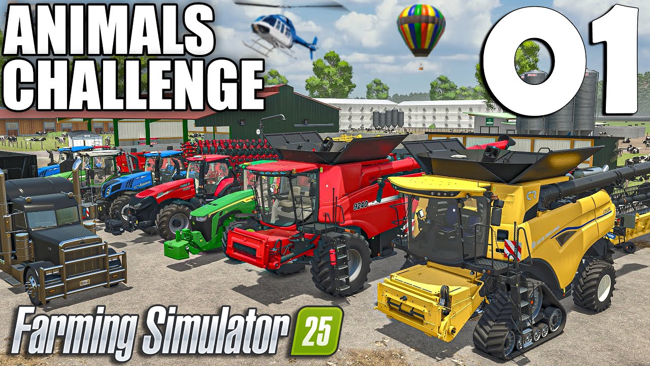 Это НОВЫЙ ВЫЗОВ | Вызов ЖИВОТНЫХ | Farming Simulator 25