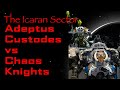 2000 Points Adeptus Custodes vs Chaos Knights 10th Edition Warhammer 40k White Dwarf Battle Report