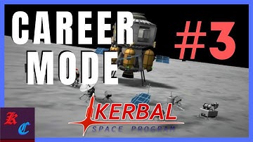FINALLY LANDING ON THE MUN  | KSP 1.7 Outer Planets Mod Career Mode Ep. 3
