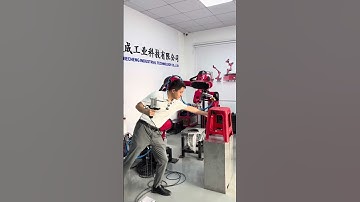Program-free spraying robot.#industrial #welding #robot #palletizing #stamping #machine