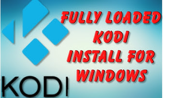 How to Install Fully Loaded Kodi XBMC on any Windows pc android mobile 1 click install app
