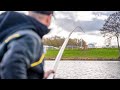 Catch carp on the pole with pellets  feeding in deep water