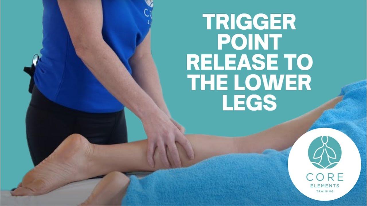 Trigger Point Release to the lower leg Advanced Massage Techniques YouTube