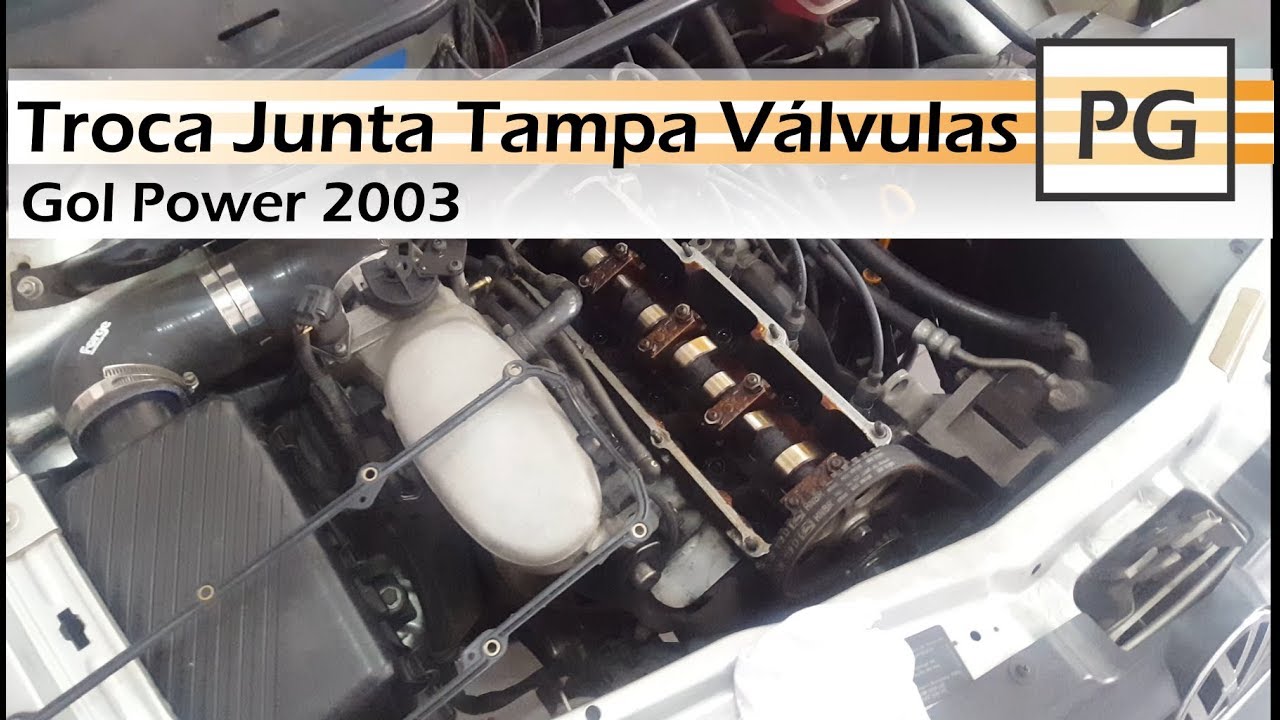 Troca da Junta Tampa Válvulas - Gol G3 Power - Motor AP