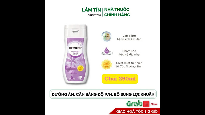 Dung dịch vệ sinh phụ nữ betadine giá bao nhiêu