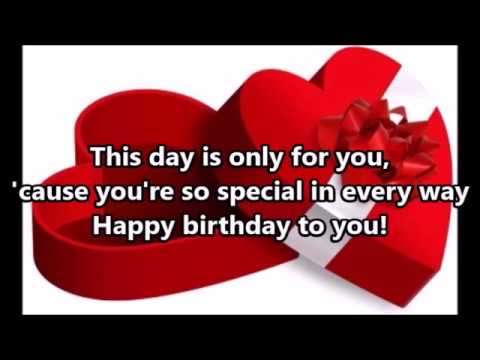 Nkotb Jonathan Knight Happy Birthday To You Lyrics Youtube
