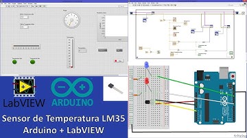 Sensor de Temperatura LM35 con Arduino y LabVIEW 😊 ✅