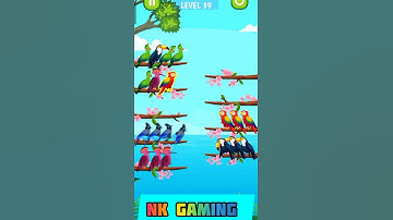 🕊️ BIRD SORT 🕊️ - COIOR PUZZLE | L-39 #shorts #shortvideo #viral #shortfeed #puzzle #youtubeshorts