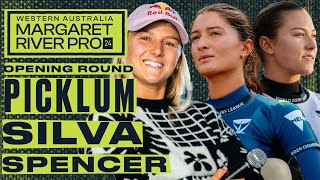 Molly Picklum, Luana Silva, Alyssa Spencer | Western Australia Margaret River Pro 2024 - Opening Rnd