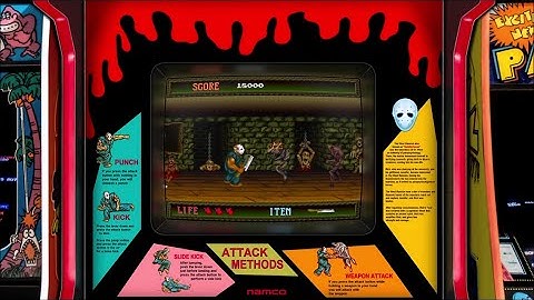 Splatterhouse, Realistic Arcade Bezel using The Mega Bezel Shader