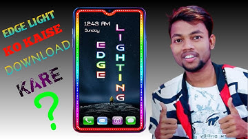 Edge Lighting Effect for Notifications Around Notch|| Screen For Any Android.