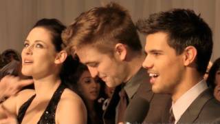 Breaking Dawn Premiere London - Robert Pattinson, Taylor Lautner, Kristen Stewart