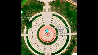 #googlemaps??National war Memorial satellite view??New Delhi?? Google Maps travel