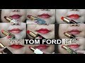 [小宝贝XXL]26支TOMFORD唇膏口红真嘴试色 Tom Ford Lip Color Lip Swatch
