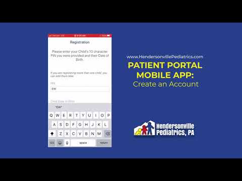 Create Your Patient Portal App Account