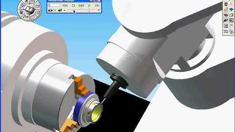 GibbsCAM - 5axis machining simulation in a Mazak Integrex