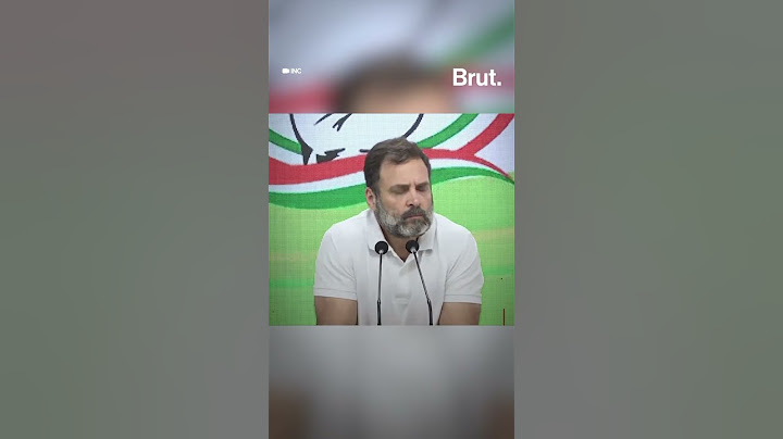 राहुल गांधी ने प्रेस को संबोधित करते हुए उन आरोपों को दोहराया जो उन्होंने कई मंचों पर लगाए थे
