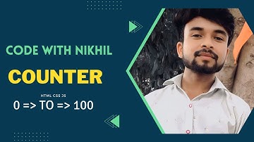 How to Create a Counter With Html Css and JQuery...#code #coders #coding #frontenddeveloper #html