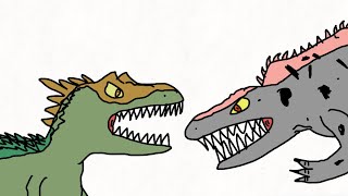Acrocanthosaurus Vs Allosaurus Stop Motion Animation