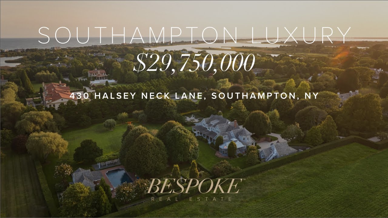 $29,750,000 Contemporary Luxury in Prime Southampton Locale