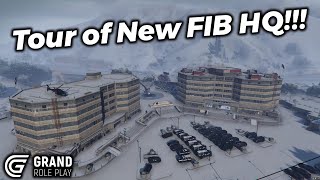 Tour of The NEW FIB Headquarters in Grand RP!!!