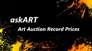 askART auction record pricing database