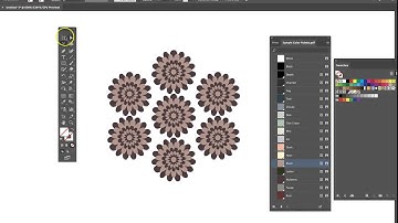 ADOBE ILLUSTRATOR: Recoloring Pattern Swatches (Surface Design)
