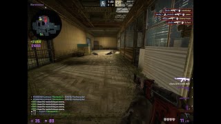 Spray-down for an Ace on de_Cache CS:GO