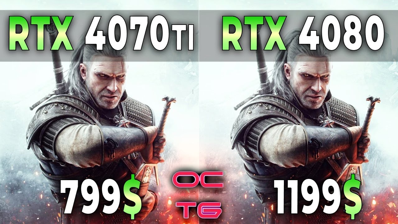 RTX 4070 ti vs RTX 4080 Test in 10 games in QHD | UWQHD | ULTRA HD - 4k ...