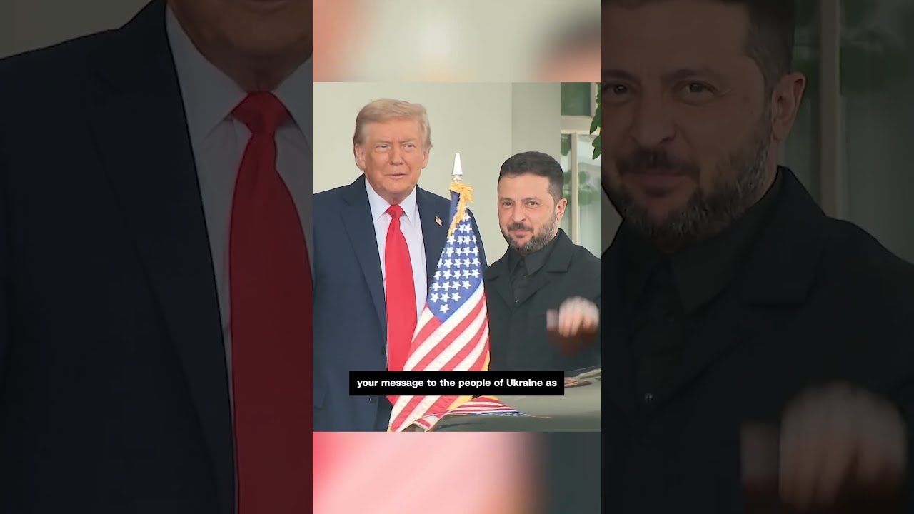 President Zelensky Arrives At The White House To Meet Trump
