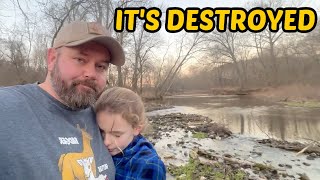 Mr Beaver Is Missing & His Dam Is Destroyed