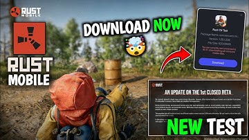 Rust Mobile New Test Date Is Here 🤯 | How To Play Rust Mobile !!