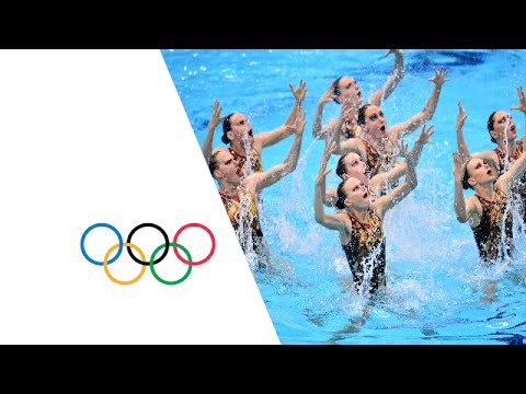 Russia Wins Teams Synchronised Swimming Gold - London 2012 Olympics