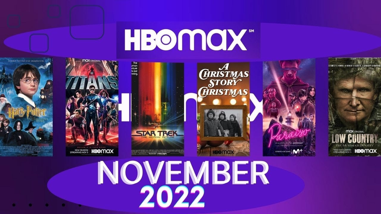 New HBO Max November 2022 YouTube