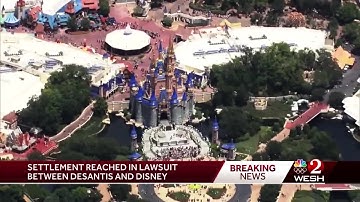 Settlement reached in lawsuit between Florida Gov. Ron DeSantis and Disney