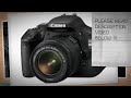 Canon EOS 600D SLR Camera with EF-S 18-5