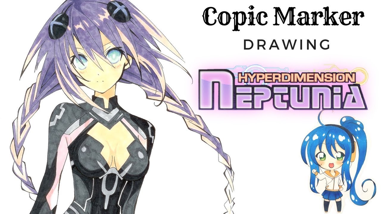  Copic  Marker  Drawing  Neptune YouTube