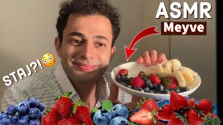 Mukbang Almanyada Staj? Meyve Yemek Asmr Türkçe Mukbang Asmr