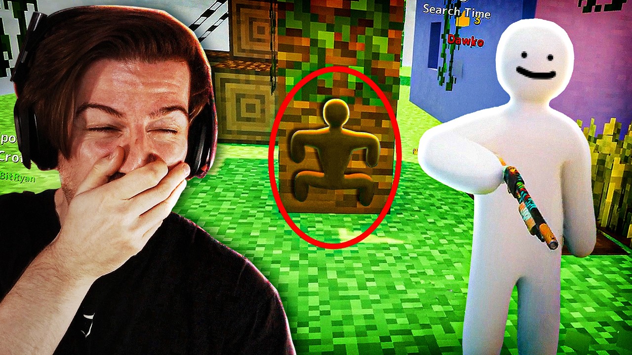 The most HILARIOUS hide and seek game ever. (Meccha Chameleon)