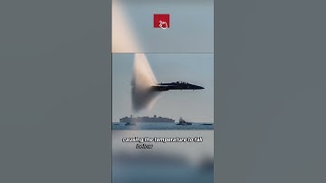 Jet Trails: The Science of Vapor Cone - #shorts #science