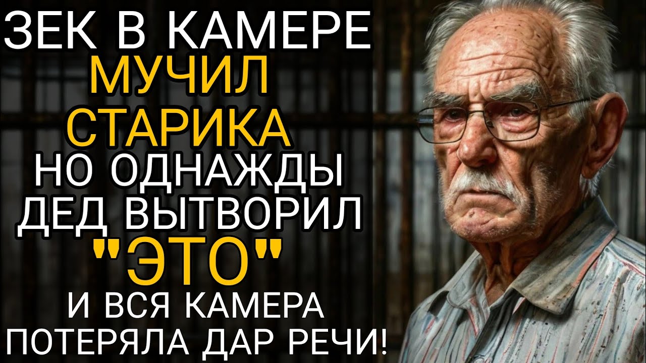 ЗЭК в камере ИЗДЕВАЛСЯ над СТАРИКОМ. Но однажды тот ВЫТВОРИЛ ЭТО! Вся камера ПОТЕРЯЛА ДАР РЕЧИ!